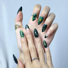 Emerald Wave-Medium Almond