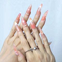 Tropic Bloom-Long Stiletto
