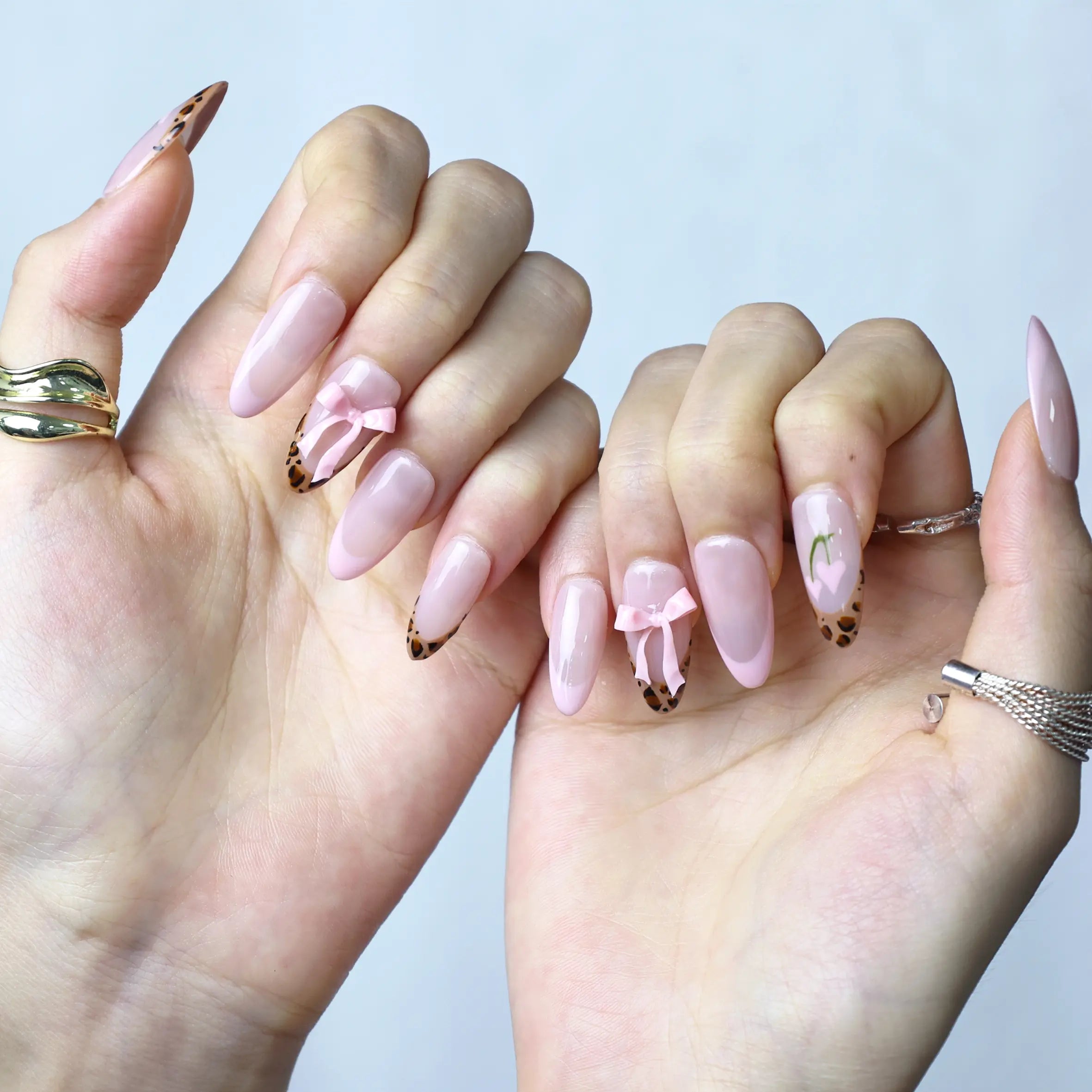 Chic Ribbons-Medium Almond