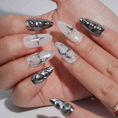 Chrome Roots-Medium Almond