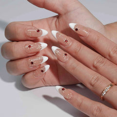 Garnet Glitz-Medium Almond