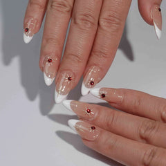 Garnet Glitz-Medium Almond
