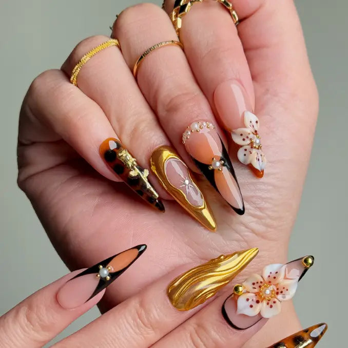 Luxe Bloomfire-Long Stiletto