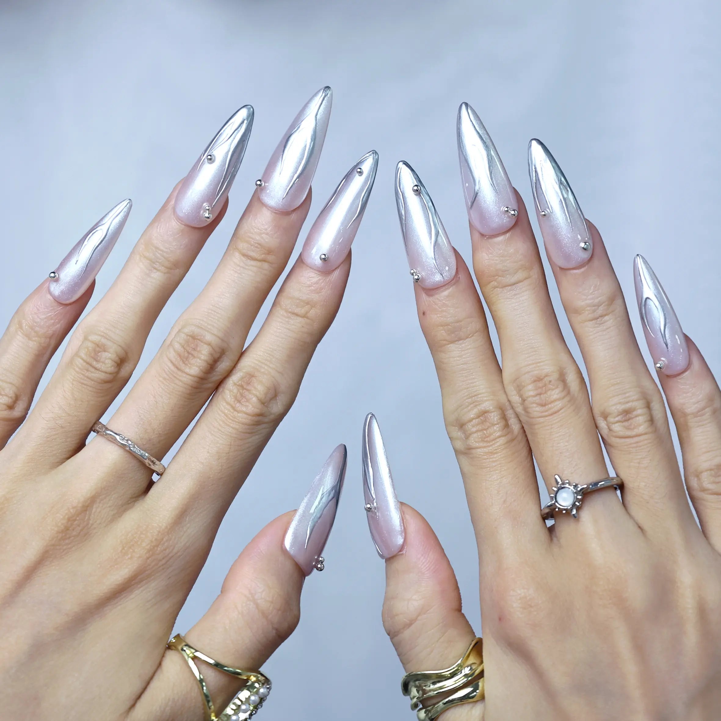 Futuristic Glow-Long Stiletto