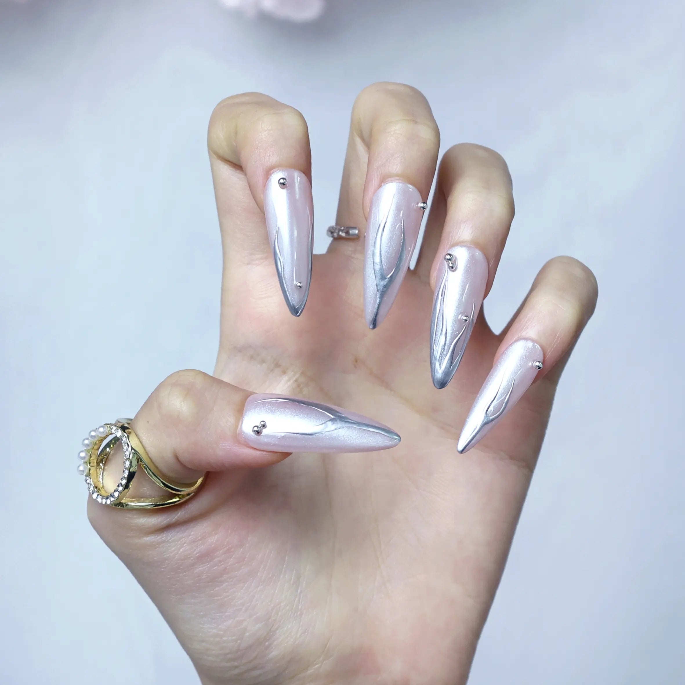 Futuristic Glow-Long Stiletto
