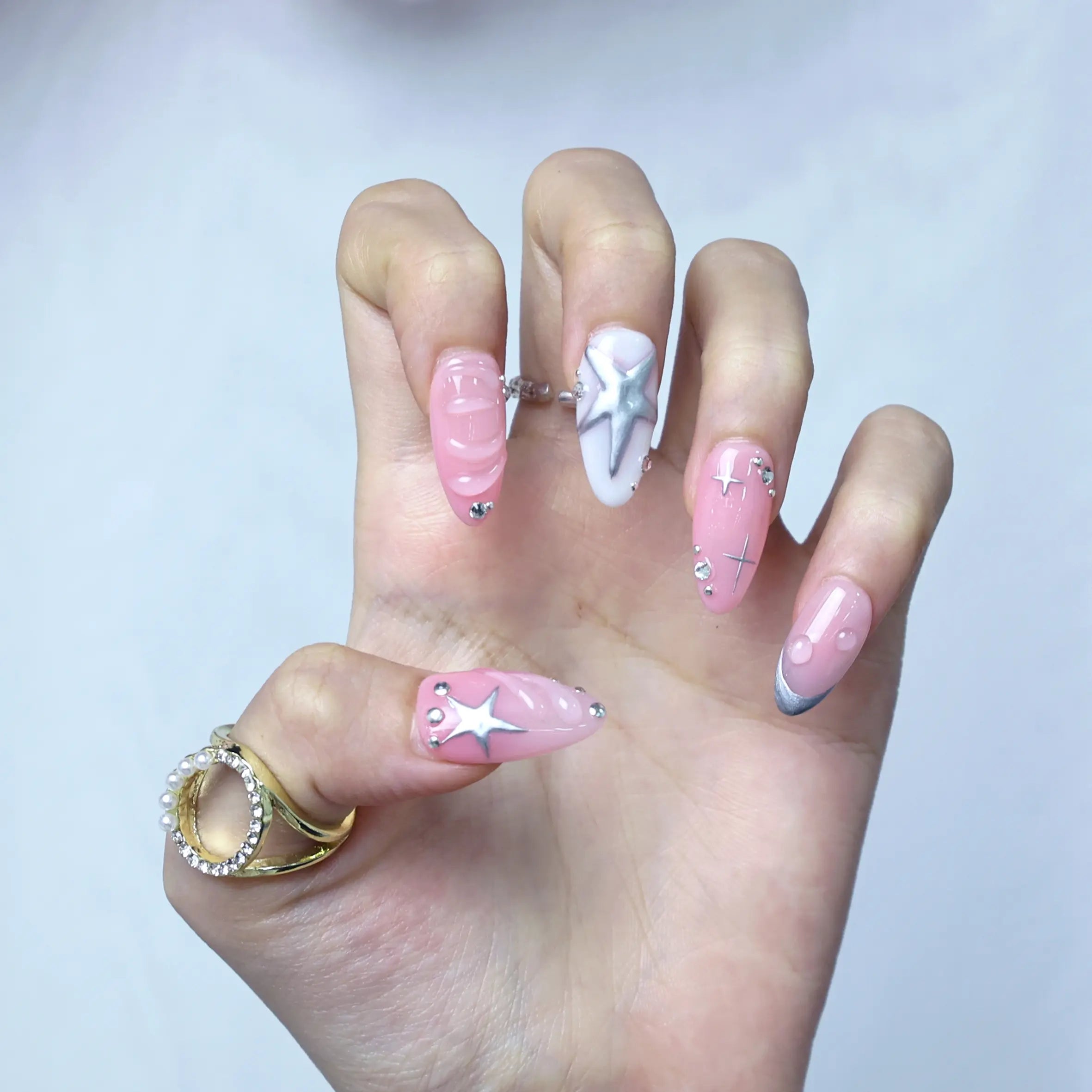Dreamy Swirlscape-Medium Almond