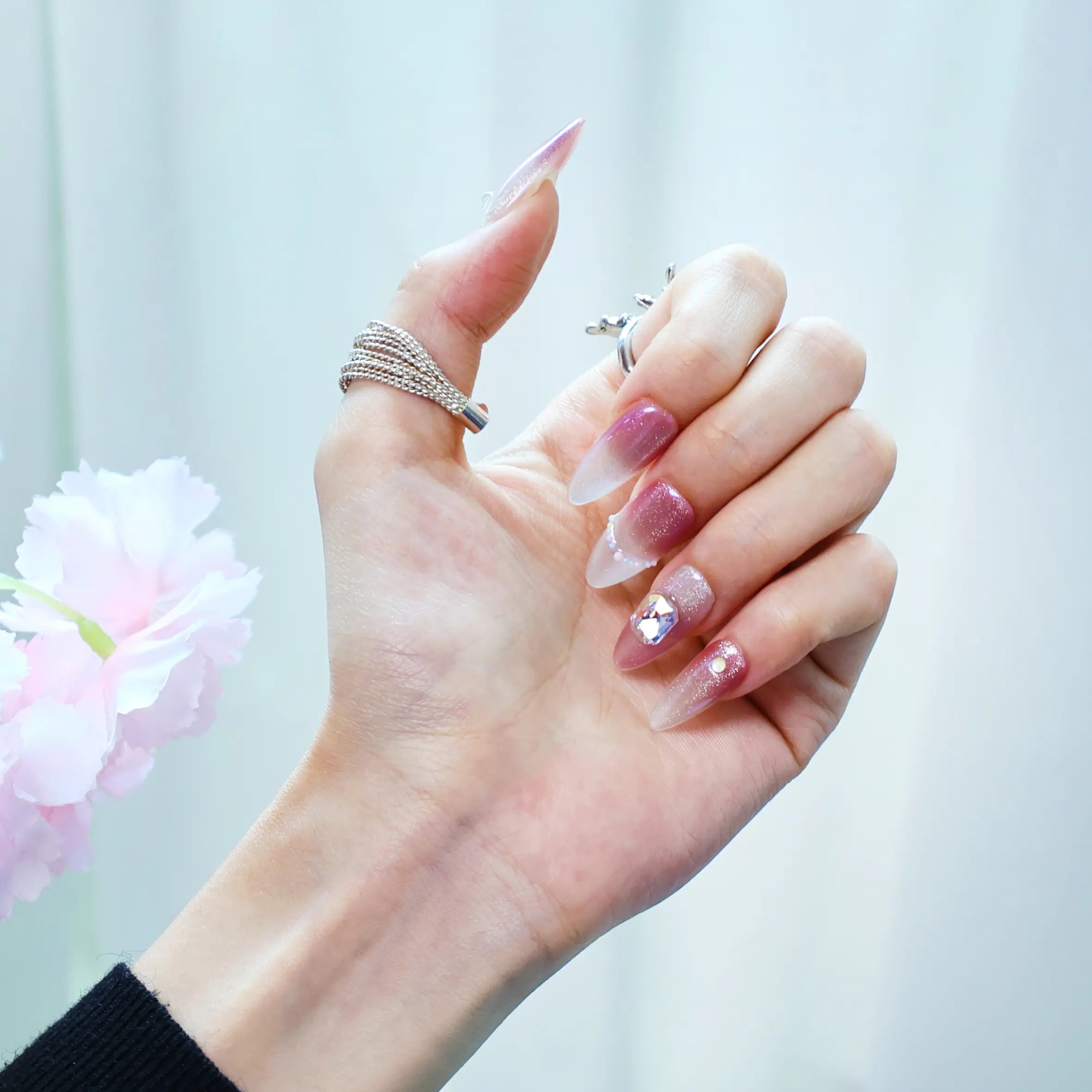 Gleaming Petals-Medium Almond [The World Needs You]