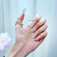 Glitter Wild-Long Oval [Let's Bloom Together]