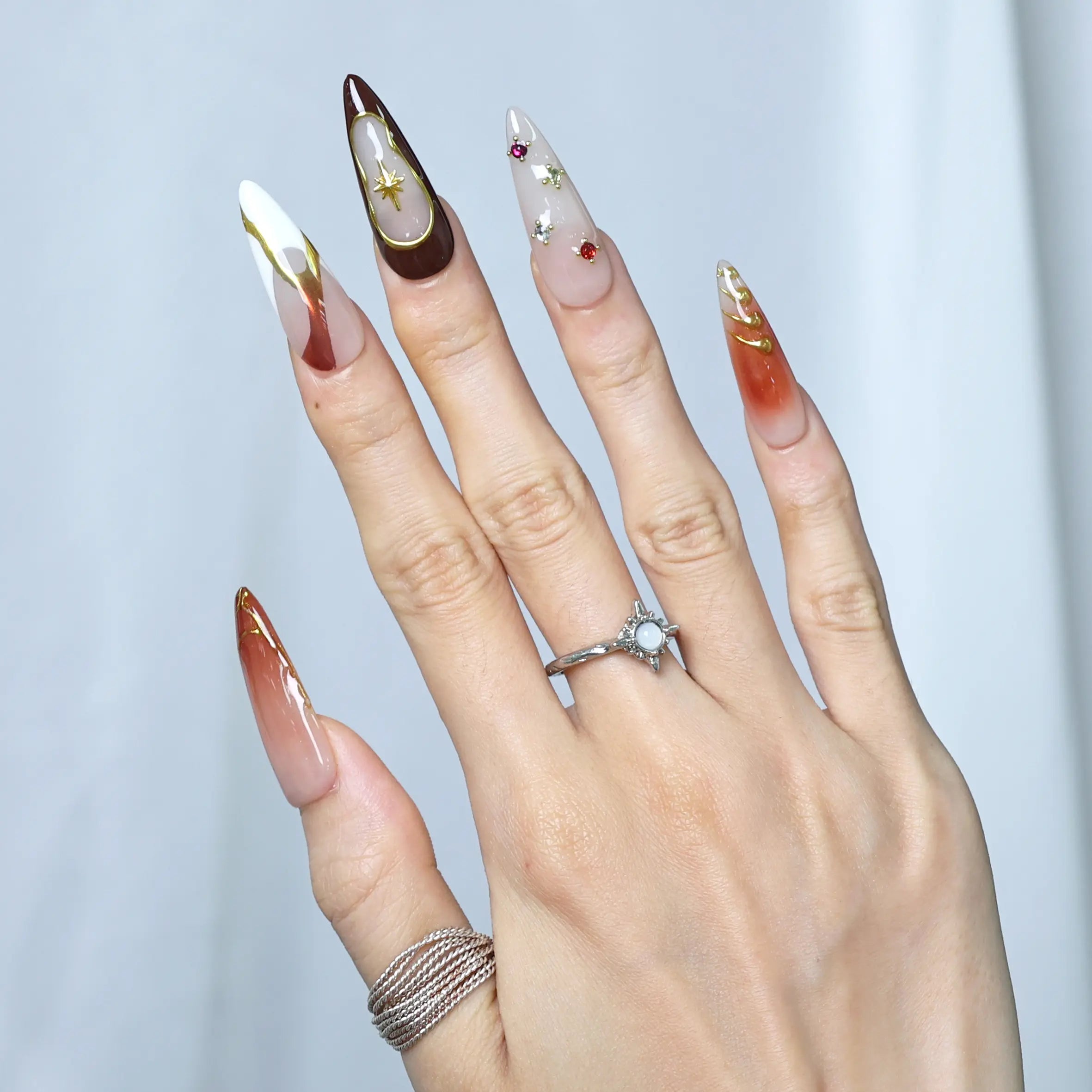 Bronze Kiss-Long Stiletto [Dream It Wish It Do It]