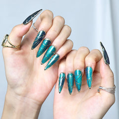 Emerald Veil-Long Stiletto [Don't Let Anyone Dull Your Sparkle]