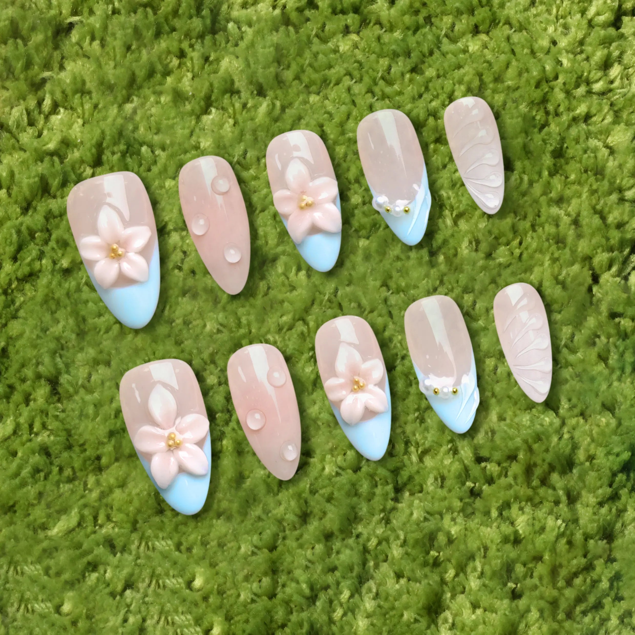 Sky Petals-Medium Almond [Collect Beautiful Moments]