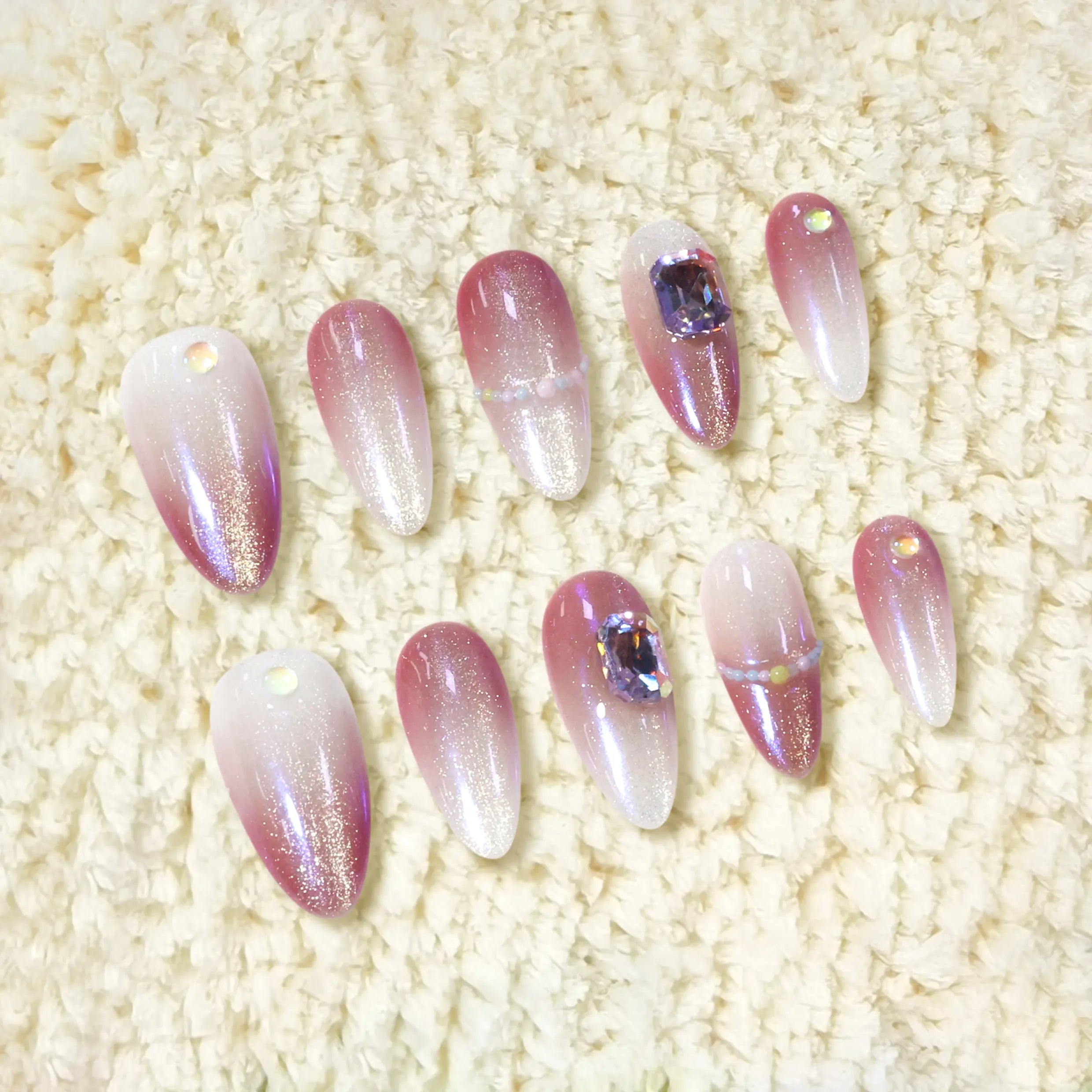 Gleaming Petals-Medium Almond [The World Needs You]